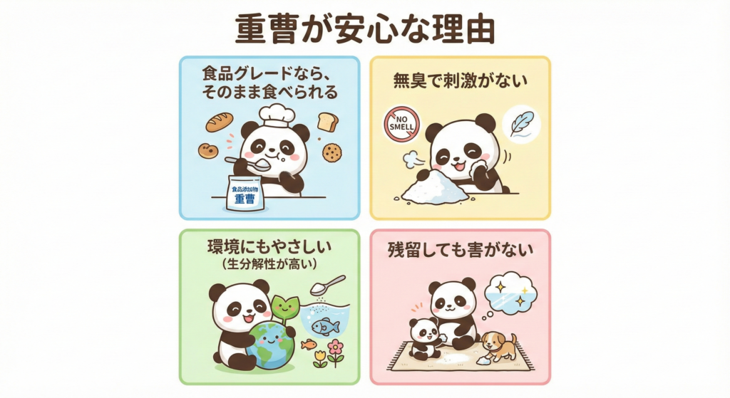 重曹が安心な理由