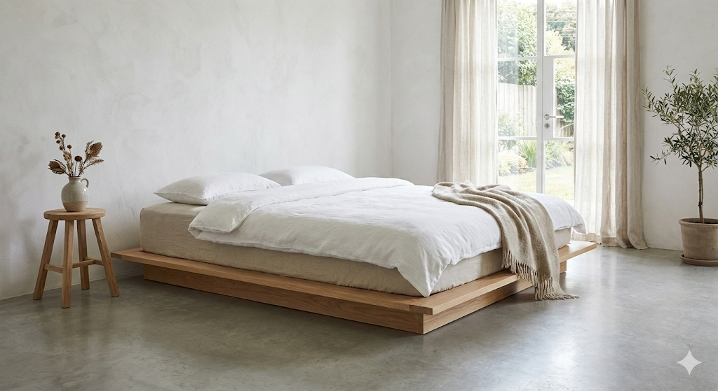 ミニマリスト向けローベッド・フロアベッド