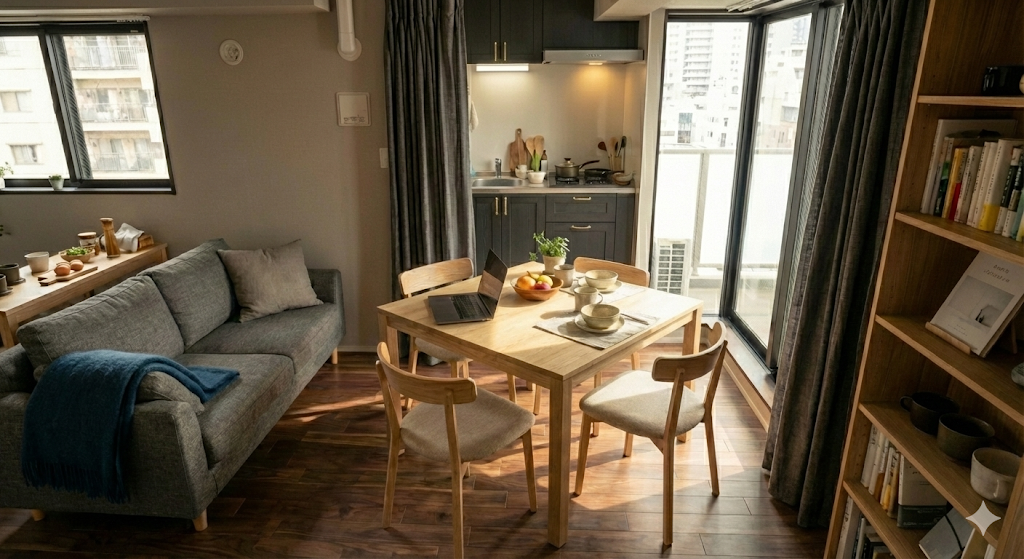 二人暮らしにおすすめのダイニングテーブル