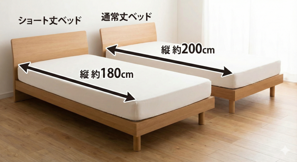 ショート丈ベッド解説