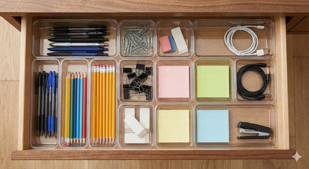 引き出し用仕切りトレー